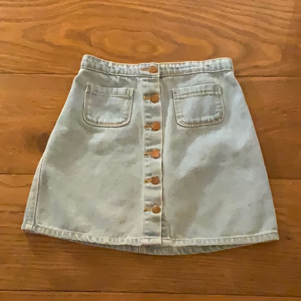 Hayden girls Denim Button-Front Skirt